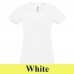 Sol's Imperial V Women-V-Neck -T-shirt 02941 190 g-os női V nyakú póló SO02941 white